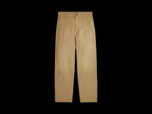 Polo Ralph Lauren Cotton Ricky Ankle Flat Front Pants Khaki