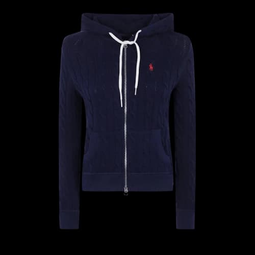 Polo Ralph Lauren Long-Sleeve Full Zip Hoodie 'Navy'