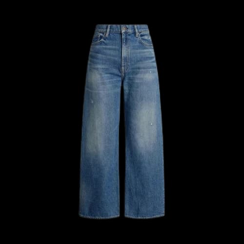 Polo Ralph Lauren Wide-leg Distressed Jeans 'Maceen Wash'