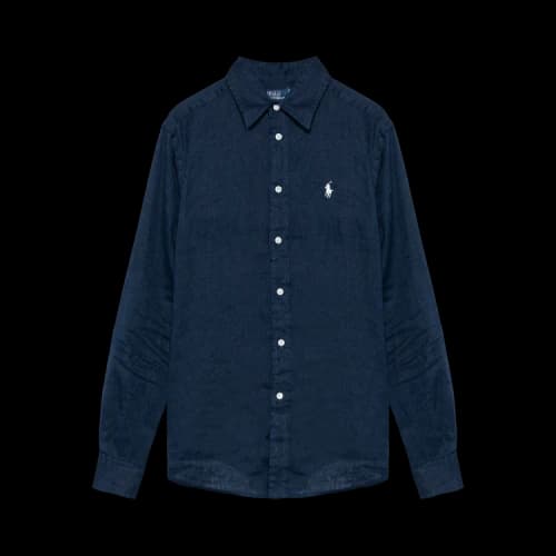 Polo Ralph Lauren Classic Long-Sleeve Button Front Shirt 'Newport Navy'