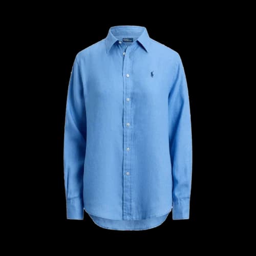 Polo Ralph Lauren Classic Long-Sleeve Button Front Shirt 'Blue'