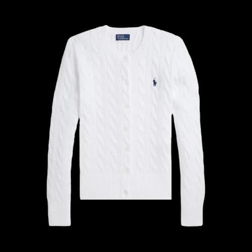 Polo Ralph Lauren Long-Sleeve Cardigan 'White'