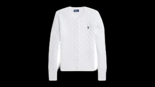 Polo Ralph Lauren Women's Long Sleeve Cardigan White