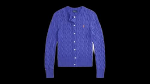 Polo Ralph Lauren Women's L/S Cardigan Maidstone Blue