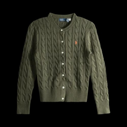 Polo Ralph Lauren Long-Sleeve Cardigan 'Olive'