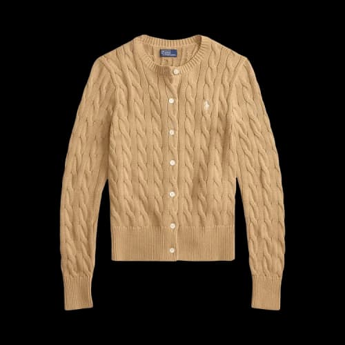 Polo Ralph Lauren Long-Sleeve Cardigan 'Khaki'
