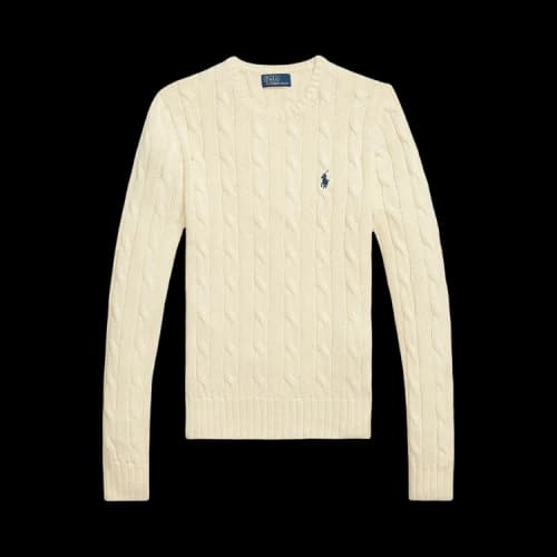 Polo Ralph Lauren Pima Cotton Julianna Long-Sleeve Pullover 'Parchment Cream'