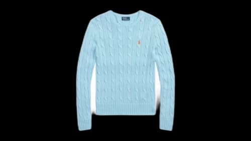Polo Ralph Lauren Women's Pima Cotton Julianna L/S Pullover Maidstone Blue