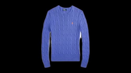 Polo Ralph Lauren Women's Pima Cotton Julianna L/S Pullover Acadia Blue