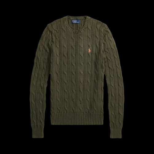 Polo Ralph Lauren Pima Cotton Julianna Long-Sleeve Pullover 'Olive'