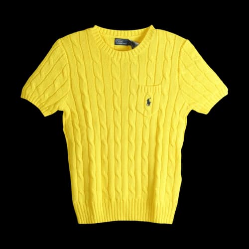 Polo Ralph Lauren Pima Cotton Sweater Pullover 'Yellow'