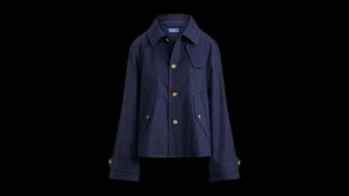 Polo Ralph Lauren Women's Cotton Double Jacket Navy