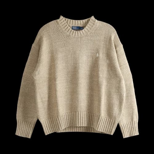 Polo Ralph Lauren Cotton Sweater Pullover 'Khaki'