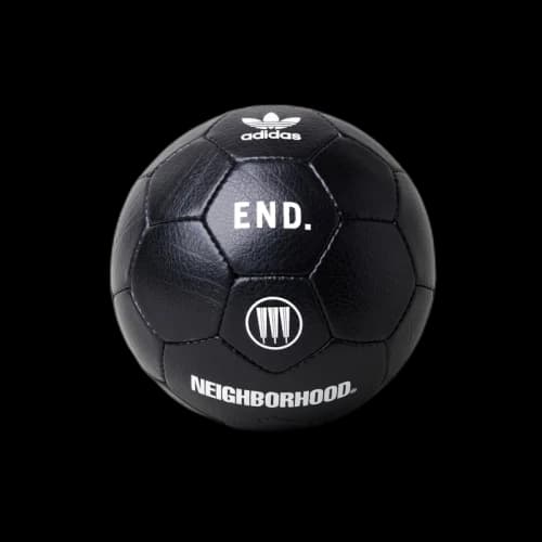 Neighborhood x END x adidas Home Soccer Ball Black