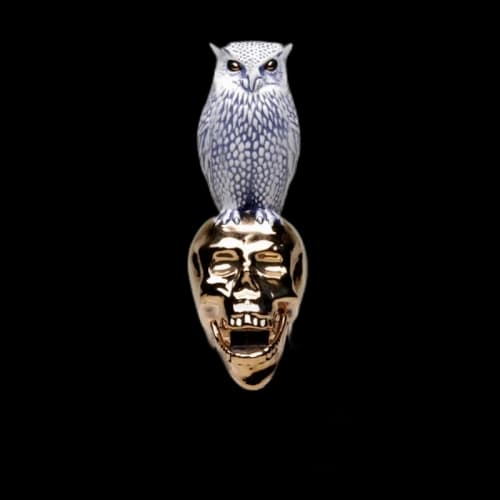 Neighborhood Booze Owl Incense Chamber Blue