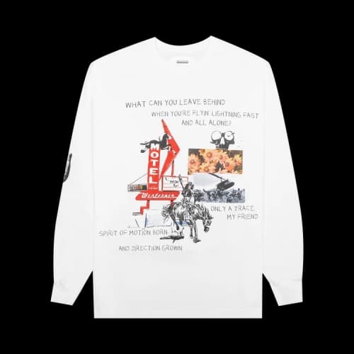 Neighborhood Long-Sleeve C-Crew 'White'