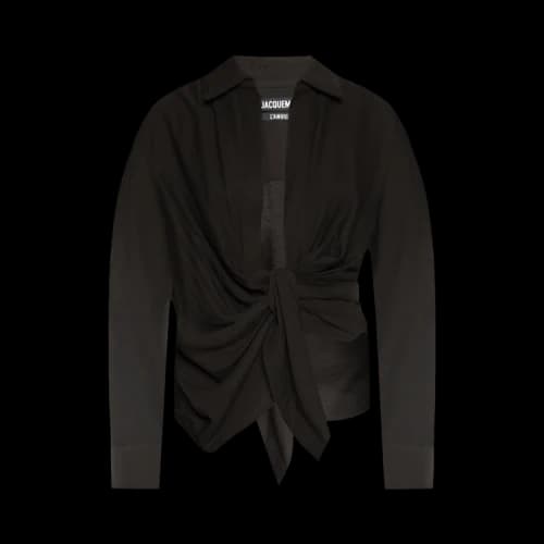Jacquemus La Chemise Bahia Top 'Black'