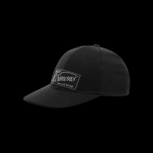 Raf Simons Logo Patch Baseball Hat 'Black'