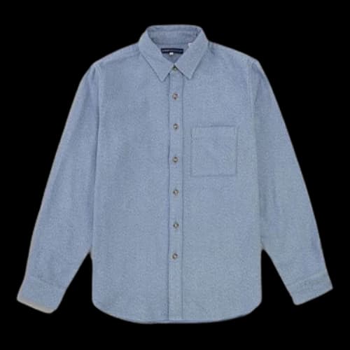 LEVI'S Levis Casual Lapel Pure Cotton Long Sleeves Light Blue Shirt