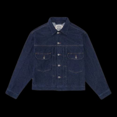 To Be Defined Levis Blue lapel Loose Pocket Denim Jacket Blue