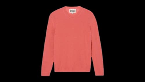 Bad Bunny x Zara Relaxed Fit Linen Sweatshirt Coral