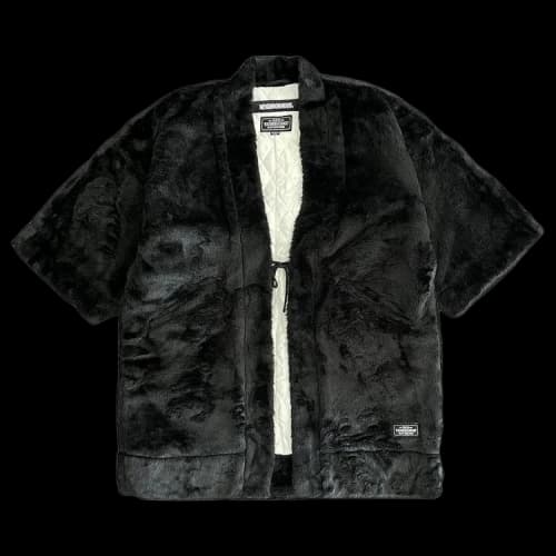 Neighborhood Fuzzy Kimono Jacket 'Black'