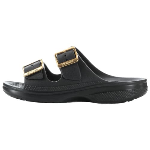Crocs Metallic Buckle Saturday Sandal 'Black' (Women's)