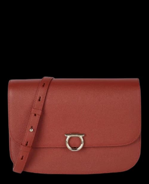 Ferragamo Gemini Crossbody Terracotta