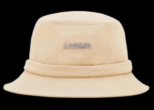 Jacquemus Le Bob Gadjo Canvas Bucket Hat Beige