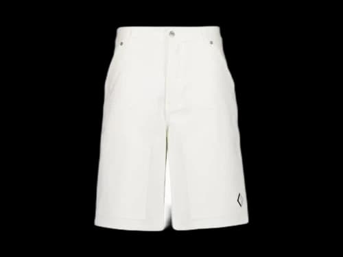 Dior CD Diamond Carpenter Denim Bermuda Shorts White
