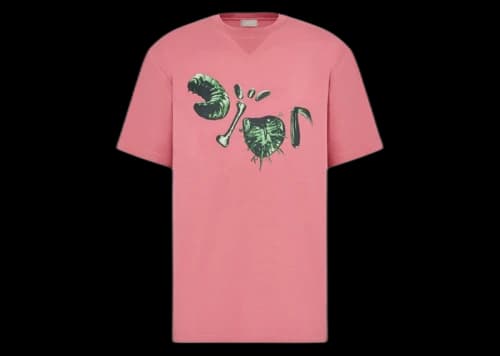 Dior x CACTUS JACK Oversized T-shirt Pink