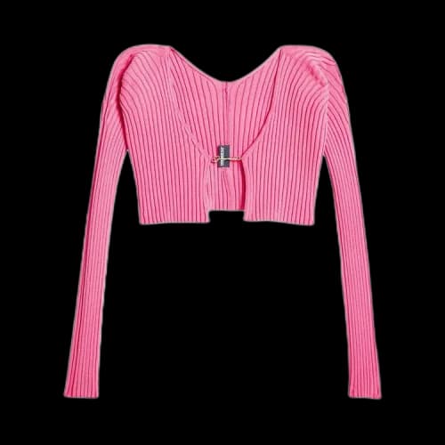 Jacquemus La Maille Pralu 'Neon Pink'