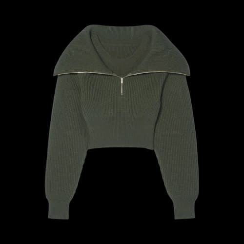 Jacquemus La Maille Risoul Sweater 'Dark Khaki'