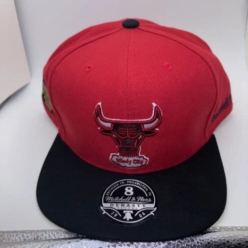 Mitchell & Ness Chicago Bulls NBA Finals 1999 Fitted Cap Red Black