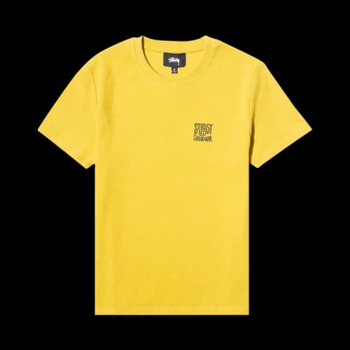 Stussy Classic Rib Tee 'Mustard'