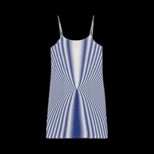 Stussy Psychedelic Checker Mini Dress 'White'