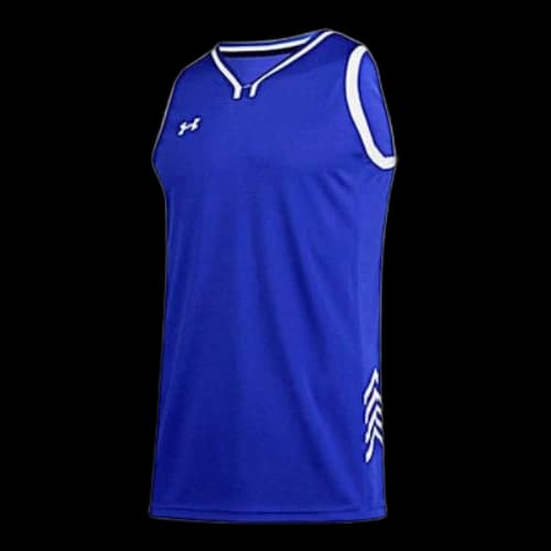 Under Armour Logo Basketball Jersey 'Blue White'