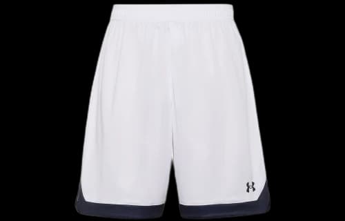 Under Armour Project Rock Iron Paradise Mesh Shorts 'White'