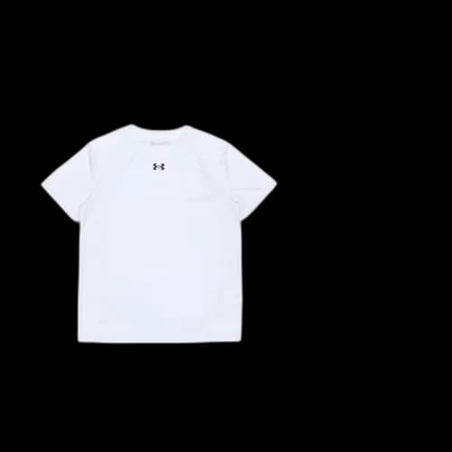 Under Armour Casual Sports Round Neck Training Short Sleeve White