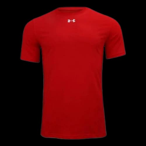 Under Armour Casual Sport Round Neck Training Short Sleeves T Shirt Men's Red