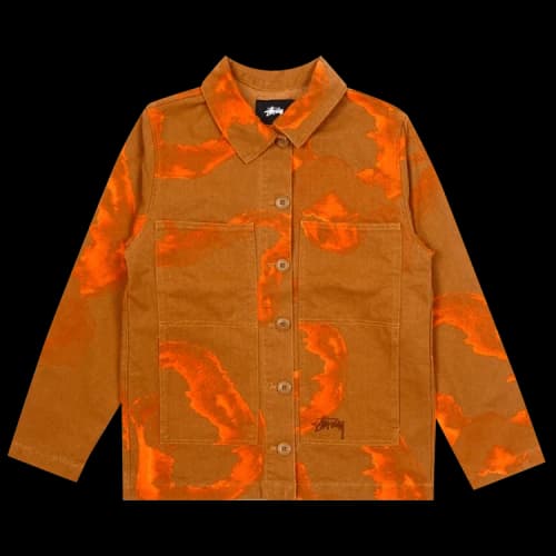 Stussy Printed Chore Coat 'Clay'