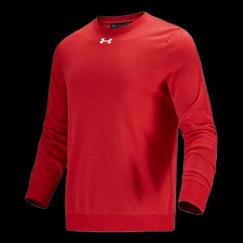 Under Armour Training Sports Knit Round Neck Pullover Red