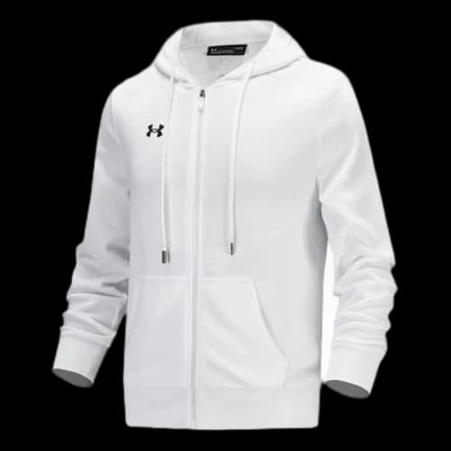 Under Armour Fleece Full Zip Hoodie 'White'