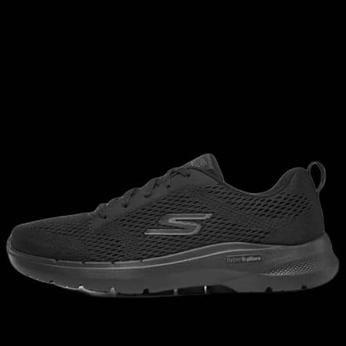 Skechers Go Walk 6 Avalo Lace Up 'Pure Black'