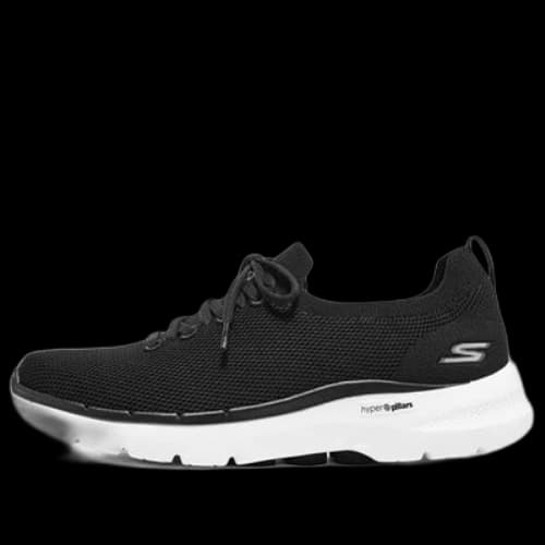 Skechers Go Walk 6 Hyper Burst 'Black White'