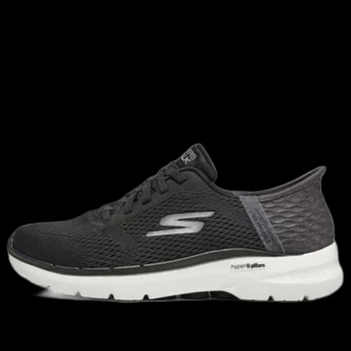 Skechers Go Walk 6 Slip Ins 'Black'