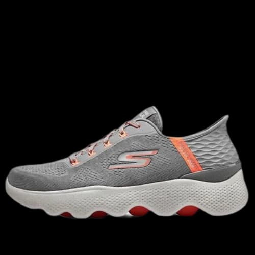 Skechers Go Walk Massage Fit 'Grey Orange'