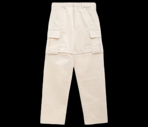 Jacquemus Le Pantalon Peche Convertible Cargo Pants White