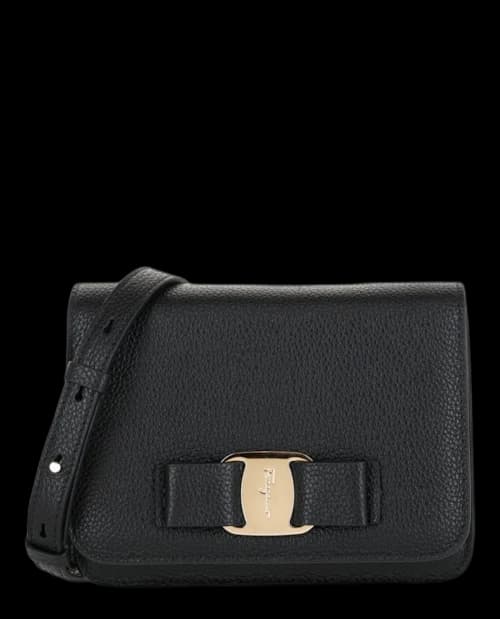 Ferragamo Vara Bow Crossbody Black