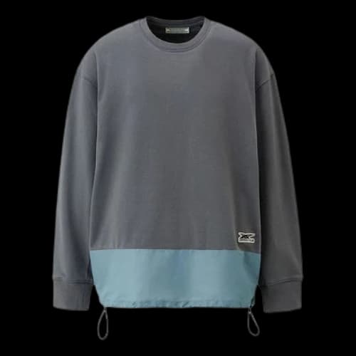 Onitsuka Tiger Drawstring T-Shirt 'grey Blue'